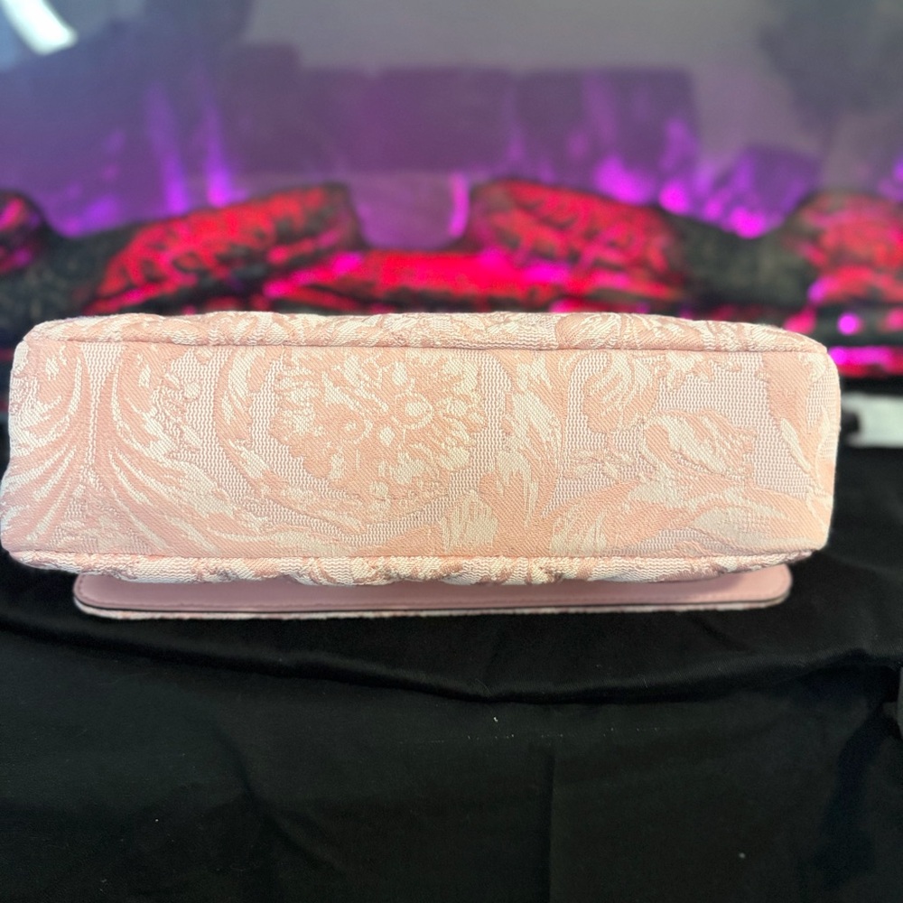 Versace Blush Pink Baroque Shoulder Bag NWT - Picture 6 of 10